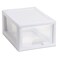 Sterilite Stacking Drawer Storage Organizer for Clothes, 6 Quart, 12-Pack