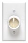 Leviton Full Range Variable Fan Speed Control, 120 Vac, 60 Hz, 5 A, Switch, 612-6616-W, White