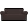 Easy-Going Stretch Loveseat Couch Covers Washable Chocolate
