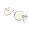 JS Blue Light Blocking Glasses, Mana Round Clear Frame, LCD Lens