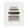 Stupell Industries GreyPeach Bookstack'Canvas Art
