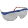 MCR Safety TK130 Tomahawk Polycarbonate Clear Lens Safety Glasses with Red/White/Blue Frame, 1 Pair