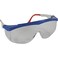 MCR Safety TK130 Tomahawk Polycarbonate Clear Lens Safety Glasses with Red/White/Blue Frame, 1 Pair
