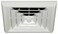 CONNECT/S QUICK CONNECT HT-GRB-S1D Square Ceiling Diffuser with 8, 7 and 6-Inch Reducing Boot and Rotary Damper, White