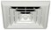 CONNECT/S QUICK CONNECT HT-GRB-S1D Square Ceiling Diffuser with 8, 7 and 6-Inch Reducing Boot and Rotary Damper, White