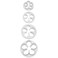 PME Cutters, 5 Petals, 3-Pack