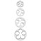 PME Cutters, 5 Petals, 3-Pack