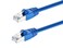 Monoprice Cat6A 1ft Blue Patch Cable Double Shielded ,S/FTP26AWG 10G Pure Bare Copper Snagless RJ45 Fullboot Series Ethernet Cable