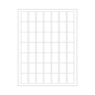 ChromaLabel Barcode Labels, 1 x 1.5 Inch White, 1225/Pack