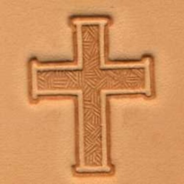 Tandy Leather Craftool 3D Cross Stamp 88338-00