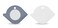 Full Circle Power Couple Cast Iron Pot Cleaner, Pan Scraper, White