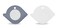 Full Circle Power Couple Cast Iron Pot Cleaner, Pan Scraper, White