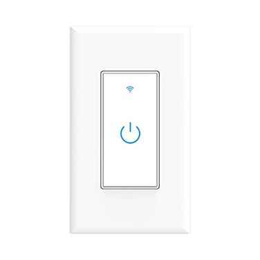 Lesim Smart Light Switch WiFi Wall Switch Touch Switch 1 Gang, Voice Control, Remote Control, TimerSchedule UL Certified, No Hub Required