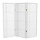 Red Lantern 4 ft. Short Double Cross Shoji Screen - White - 3 Panels