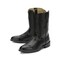 Justin Temple 10" Roper Cowboy Boots for Men, Pull-On, Black - 8D