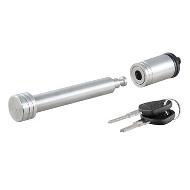 CURT 5/8" Hitch Lock ,2" or 2-1/2" Receiver, Barbell, Stainless