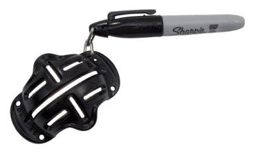 ProActive Sports Line M Up Pro Precision Golf Ball Alignment and Identification Tool with Sharpie Mini