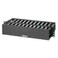 Panduit WMP1E Horizontal Cable Manager, Black, 2 RU, Black