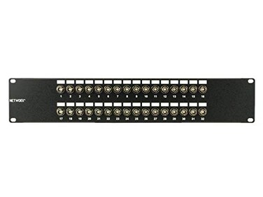 Networx Coaxial Patch Panels ,32 Port, BNC
