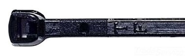 ThomasBetts Ty-Rap L-11-40-0-C Cable Tie, Intermediate, 11.5-Inch Length by 0.146-Inch Width, Black, 100-Pack