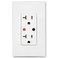 X10 Duplex Wall Receptacle ,Both Outlets Controlled, White ,XPR-W