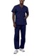 ADAR Medical Adar Universal Unisex Scrubs - Unisex Drawstring Scrub Set - 701 - Navy - 3X