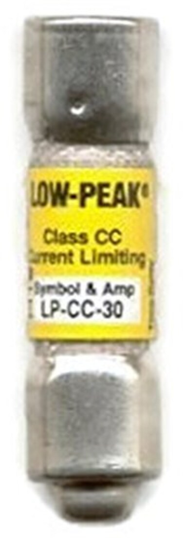 Bussmann LP-CC-30, 30 Amp ,30A600V Midget,Time Delay, Current Limiting Class CC Rejection Cartridge Fuses