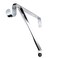 Desunia Adjustable Closet RodShelf Support Bracket - Chrome - 1 Pack