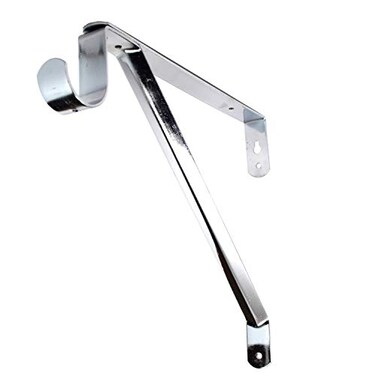 Desunia Adjustable Closet RodShelf Support Bracket - Chrome - 1 Pack