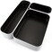 Three by Three Seattle Metal Drawer Organizer Tray Set, 3-Pc, 1" Deep