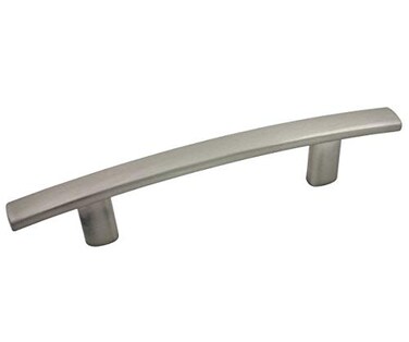 Cosmas 25 Pack 2363-3SN Satin Nickel Subtle Arch Pull 3 Inch Hole Centers