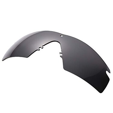 NicelyFit Polarized Replacement Lenses for Oakley Si Ballistic M Frame 2.0 Sunglasses ,Black Iridium