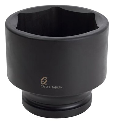 SUNEX TOOLS 5100 1" Drive Standard 6 Point Impact Socket 3-1/8