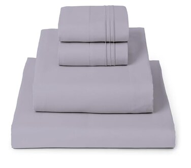 Mellanni Iconic 4-Piece Microfiber Sheet Set ,Queen, Lavender