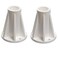 SAFTRON Two Saftron 6" Mounting Bases ,White