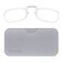 ThinOptics Pod Reading Glasses - Slim Armless Pocket Readers - White, Clear 2.5x