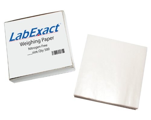 labexact Labexact 1200159 W44 Cellulose Weighing Paper Sheet 4x4 inches