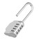 ZHEGE Combination Padlock, Long Shackle Lock with Code ,Sliver