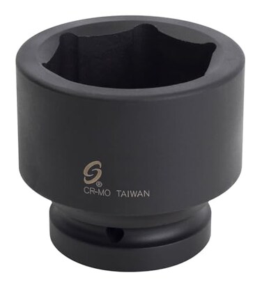 SUNEX TOOLS 570 1" Drive Standard 6 Point Impact Socket 2-3/16