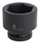 SUNEX TOOLS 570 1" Drive Standard 6 Point Impact Socket 2-3/16