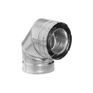 Duravent DirectVent Pro DVA - 4" X 6" Diameter 90 Degree Elbow