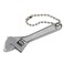 GENNEL 2.5 inch Tiny Adjustable Wrench, Silver Mini Size Spanner Tool