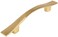 Cosmas 10 Pack 8902BB Brushed Brass Pull 3 Inch Hole Centers