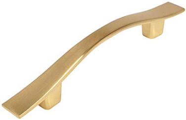 Cosmas 10 Pack 8902BB Brushed Brass Pull 3 Inch Hole Centers
