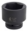 SUNEX TOOLS 572 1" Drive Standard 6 Point Impact Socket 2-1/4