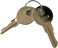 Justrite 25999 2 Piece Safety Cabinet Replacement L Handle Key Set