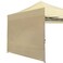 ABCCANOPY Instant Canopy SunWall 10x10 FT No Frame or Top, Beige