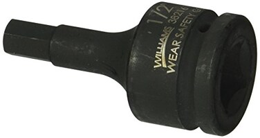 Williams JHW38216 3/4-Inch Drive Impact Hex Socket, 1/2-Inch