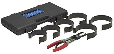 OTC 4838 Piston Ring Compressor Set, 6-Piece - for 2-7/8"- 4-3/8" Pistons