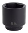 SUNEX TOOLS 264 1/2-Inch Drive 2-Inch Impact Socket